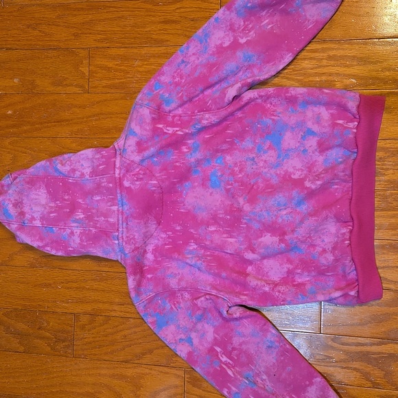 Nike Kids Tie-Dye Pink & Blue Hoodie – Size 6X (6–7 Years) - Picture 7 of 7